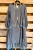 Sweetest Soul Dress - Gray