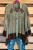 Dreams That Come True Tunic - Gravel