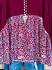 Down To Business Top - Crimson