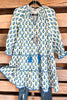 Garden Escape Dress - Off White - 100% COTTON