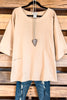 Horizon Hopes Top - Khaki - LINEN AND COTTON