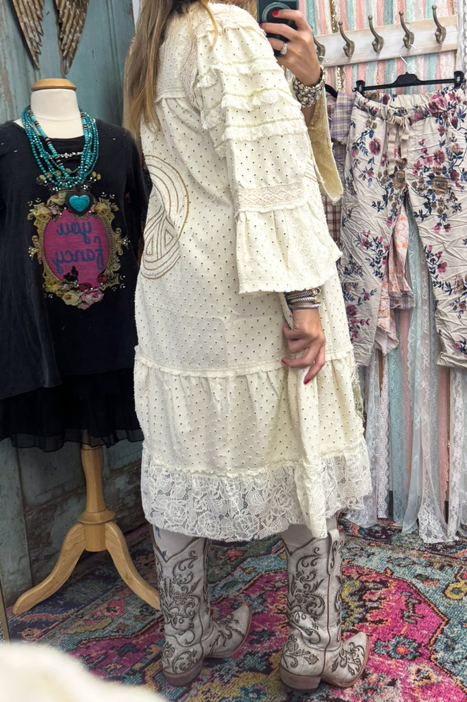 Selah Springs Duster - 100% Cotton - Cream