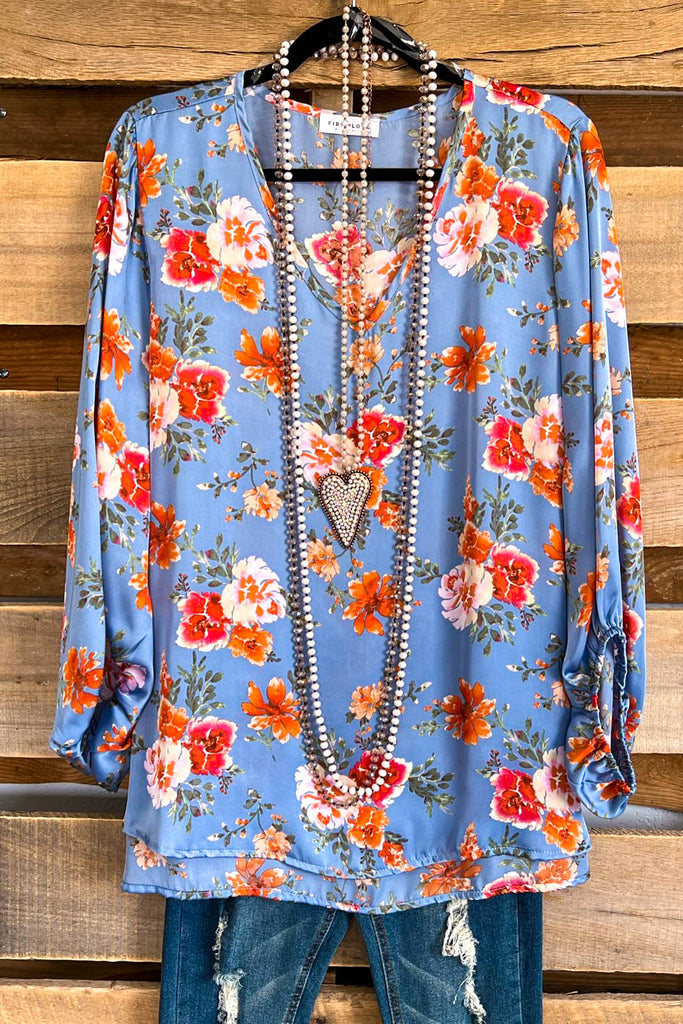 Good Looking Grace Blouse - Ink Blue