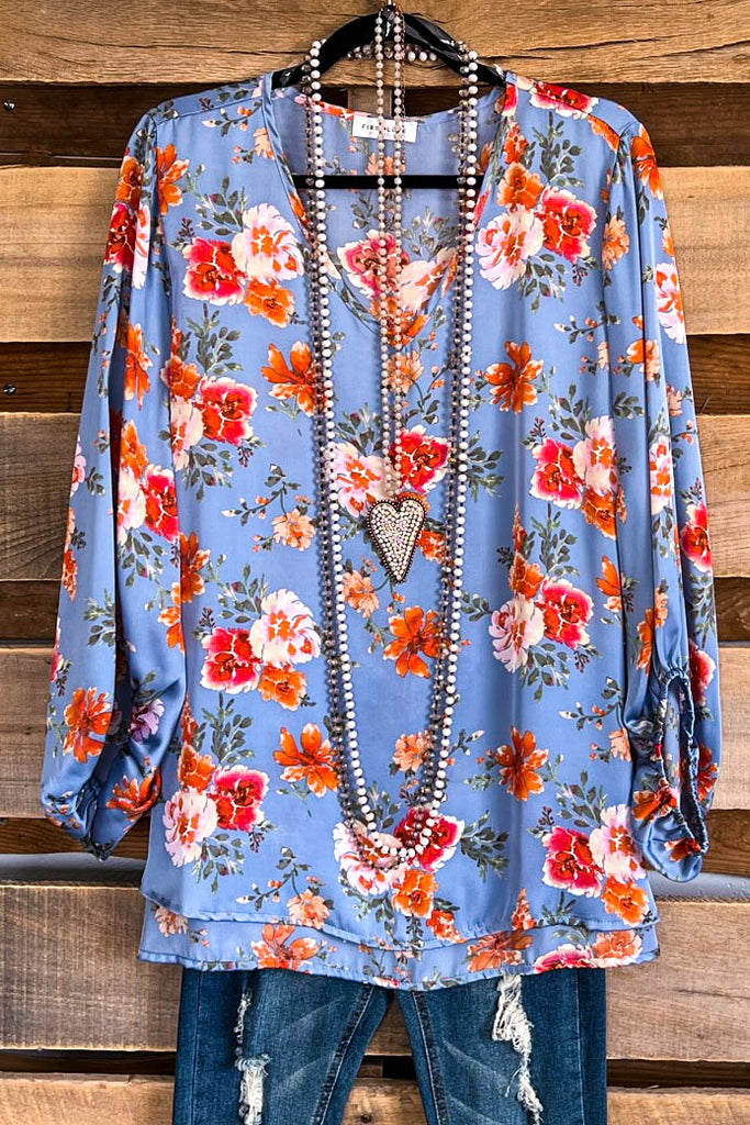 Good Looking Grace Blouse - Ink Blue