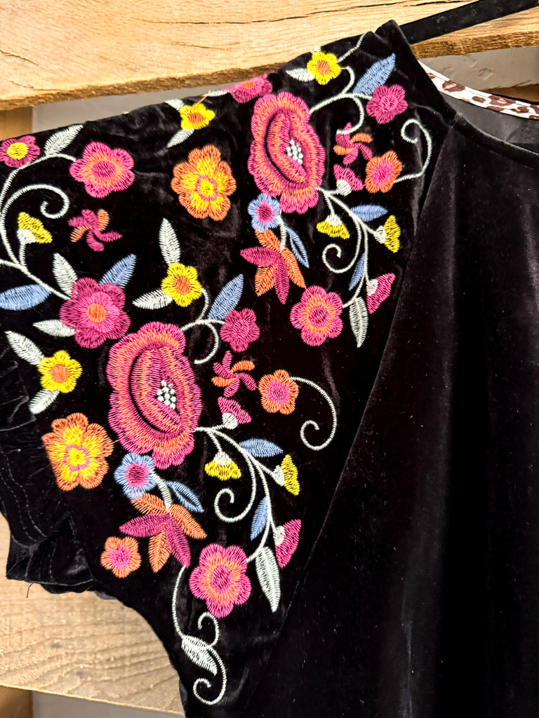 Through My Eyes Blouse -Black