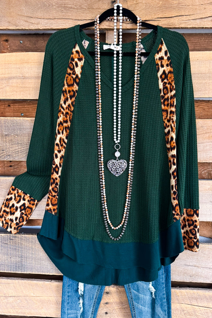 Always Besides You Tunic - Hunter Green - SALE