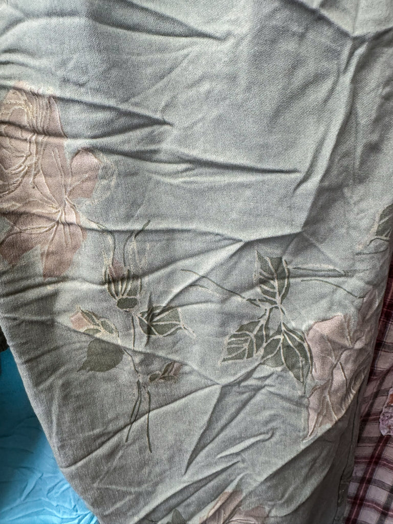 Made in Italy Scrunchy Stretch Floral Jogger Pants – Ultra Comfortable One Size & Plus