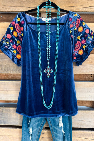 Finishing First Blouse - Navy