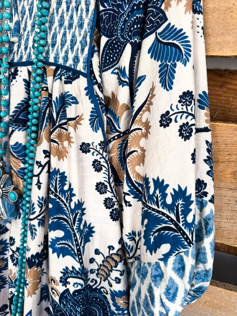 More Than Enough Dress - Blue Mix