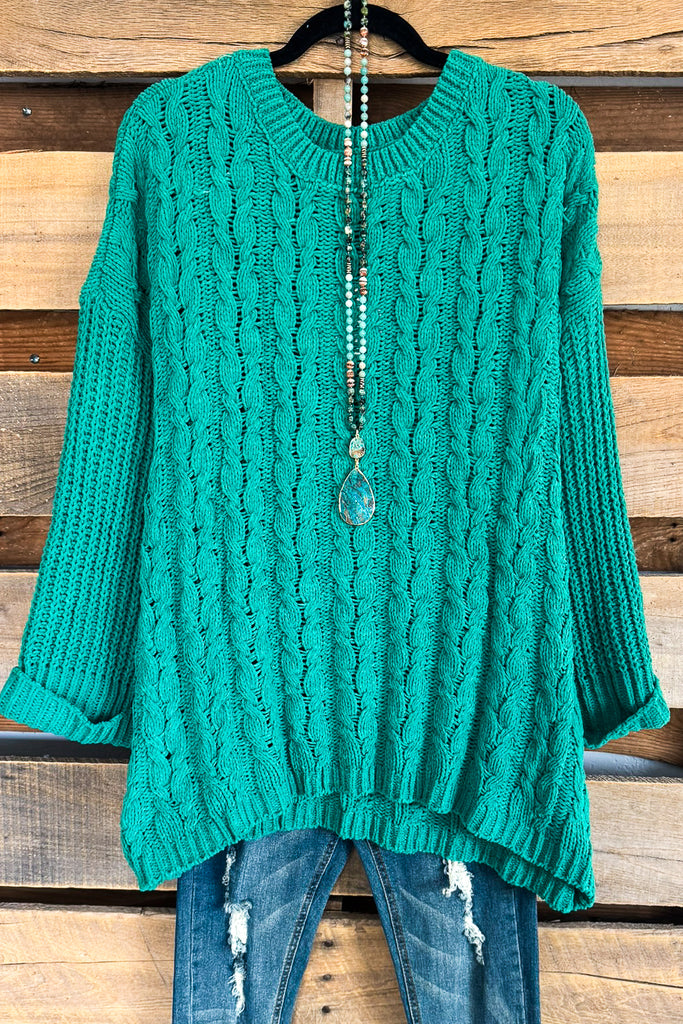 Everyday Comfort Sweater - Green