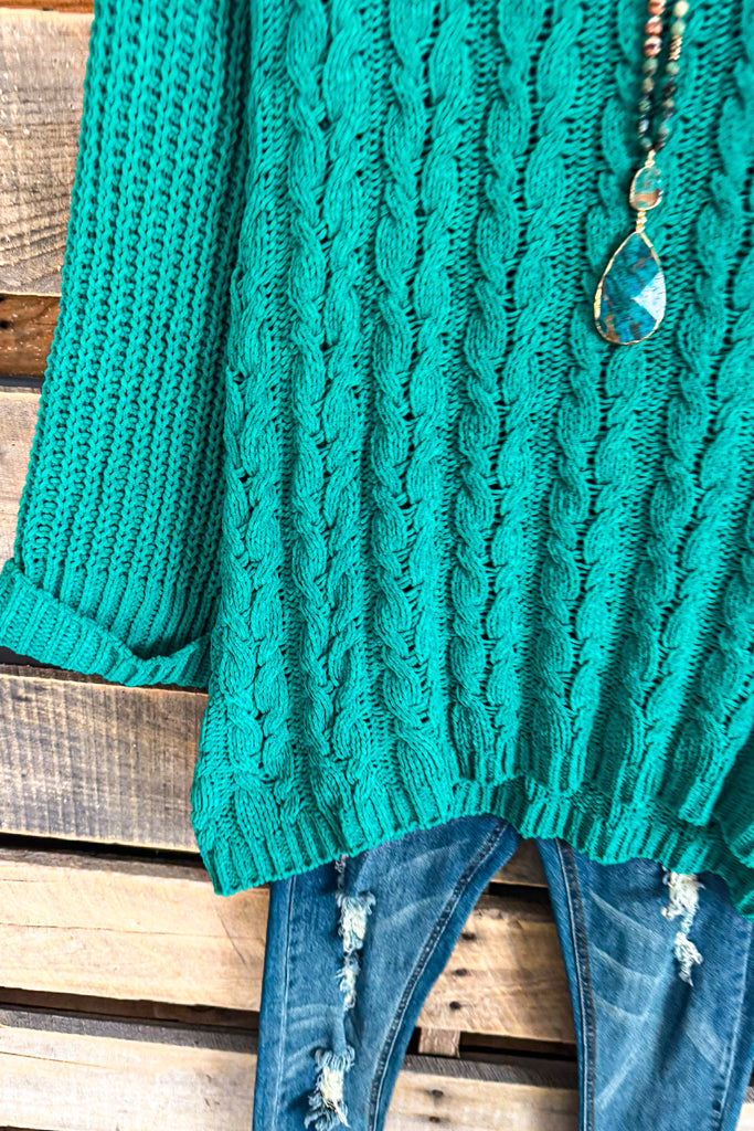 Everyday Comfort Sweater - Green