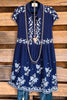 Purposed By Courage Dress - Navy - 100% COTTON - SALE