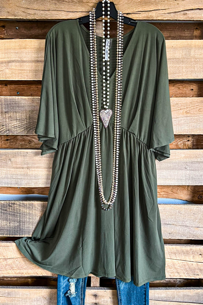 The One I Want Dress - Olive