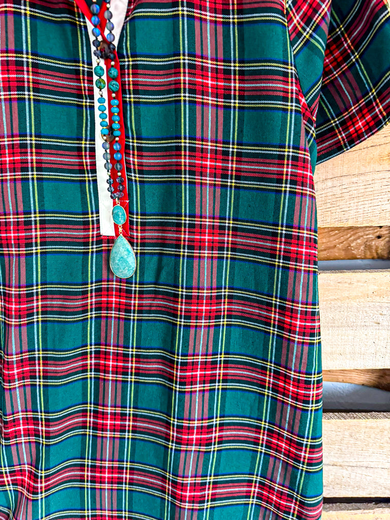 Merry and Bright Dress - Green