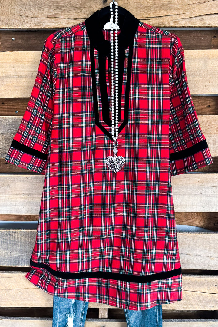 Seasons Greetings Dress - Red