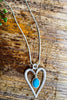 Center Of My Heart Necklace - Silver