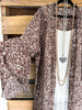Searching The Skies Oversized  Kimono - Mocha Mix
