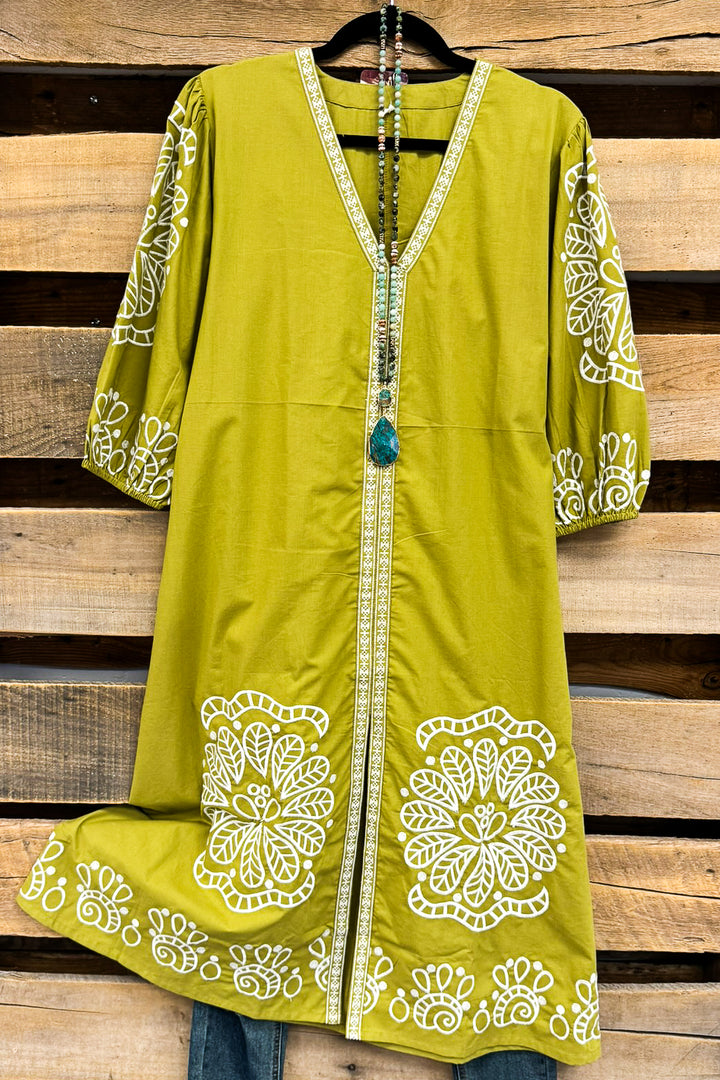 Sweet Simplicity Midi Dress - Mustard - 100% Cotton