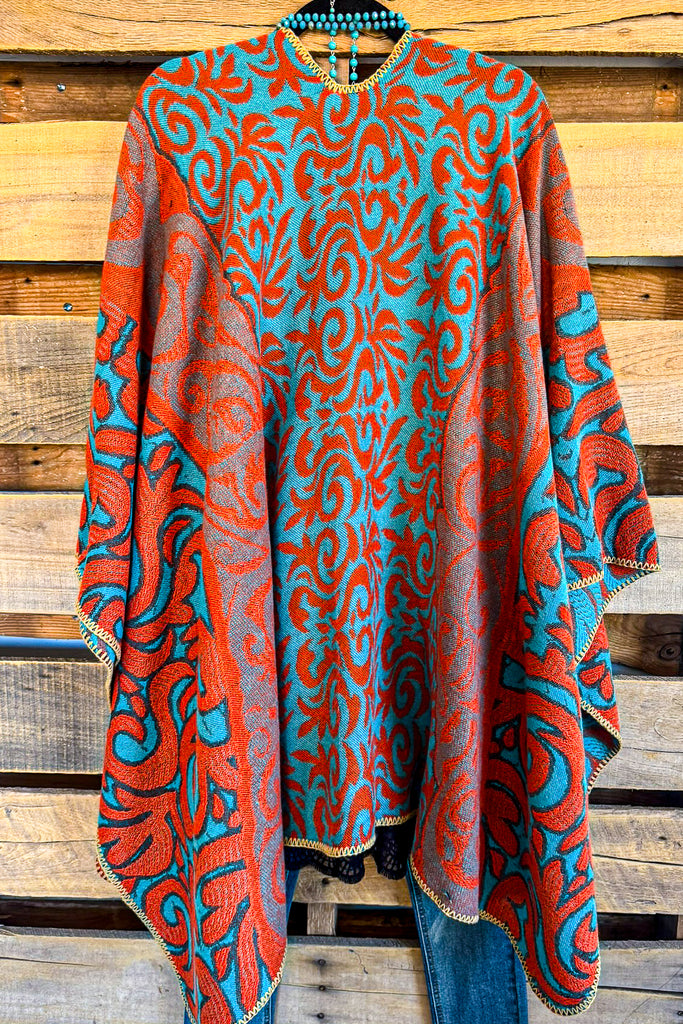 Higher Standards Poncho - Orange