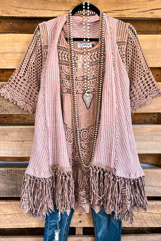 AHB EXCLUSIVE: Laughing Now Layered Tunic - Beige/Rose