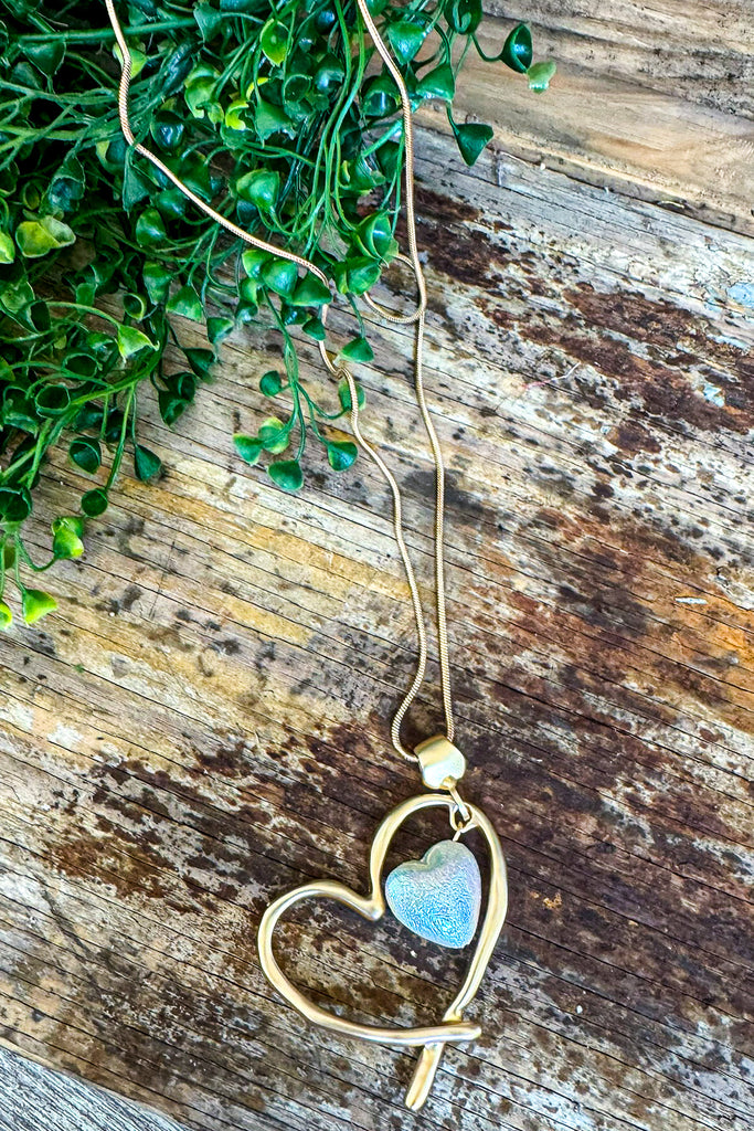 The Core Of My Heart Necklace - Gold