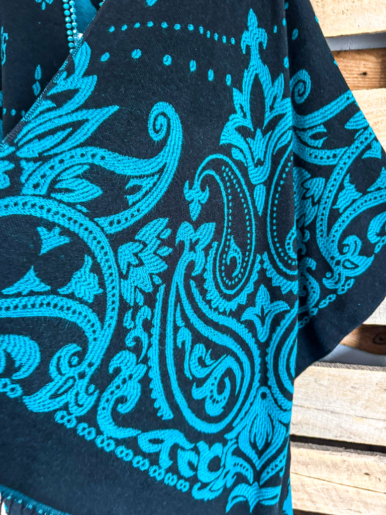 Timeless Touch Poncho - Black