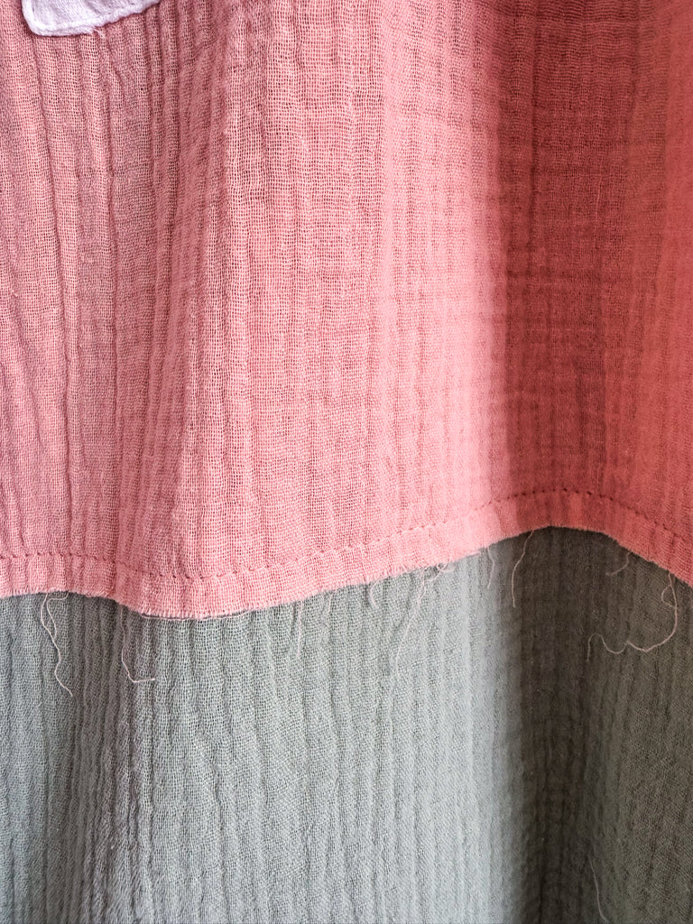 Vibrant Voyage Top - Pink Apricot - 100% COTTON