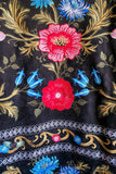 AHB EXCLUSIVE: Elegance Everywhere Embroidered Coat- Black