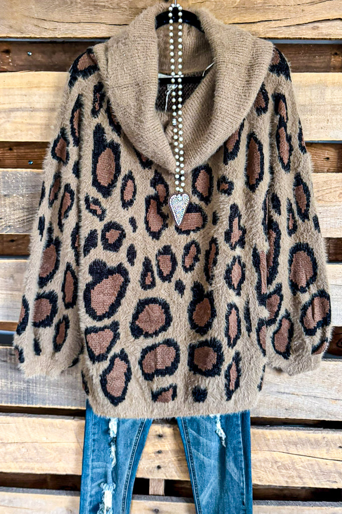 Lavish Feels Oversized Soft Sweater - Taupe