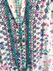 Traditional Salutations Top - Ivory Multi