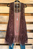 AHB EXCLUSIVE: Dream Weaver Vest - Brown - 100% COTTON