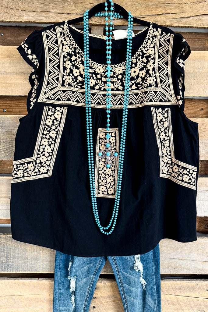 Today's Episode Top - 100% Cotton - Black Taupe
