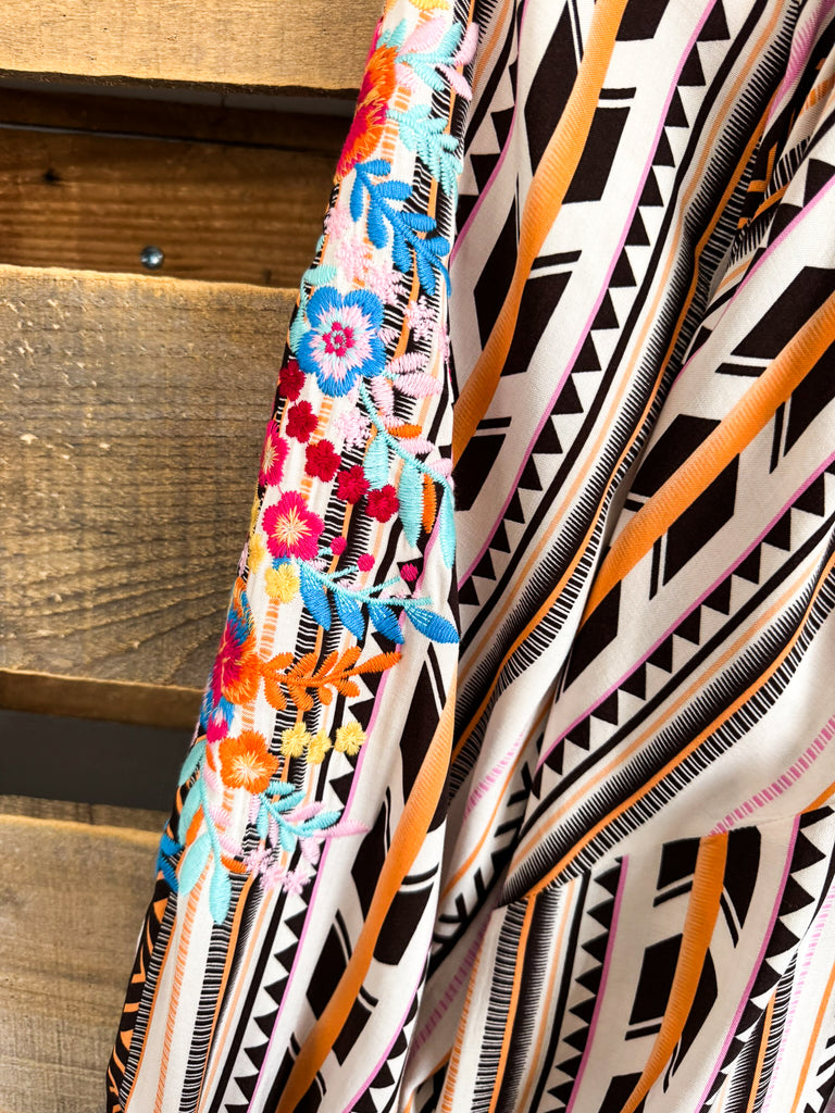 Tribal Bouquet Top - Multi