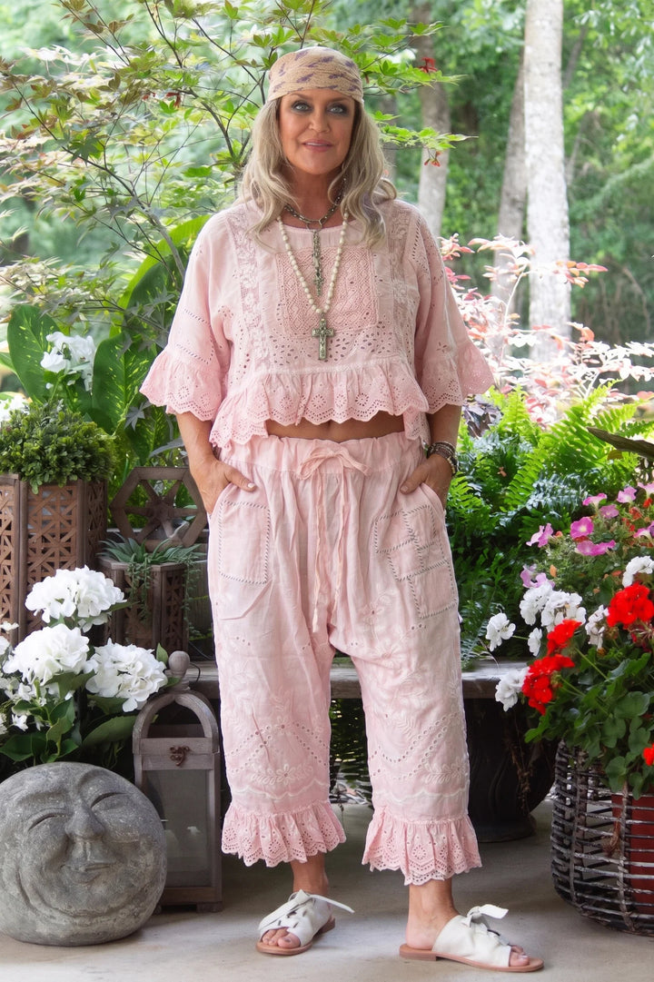 Eyelet Bloomers - Rose
