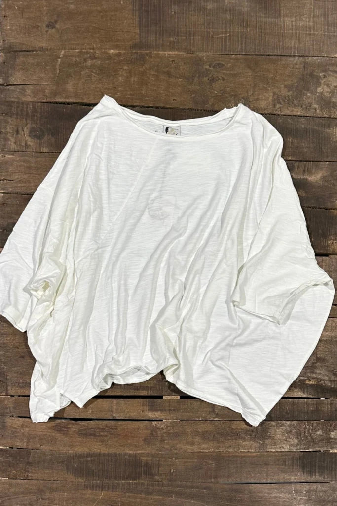 Beyond The Moon Oversized Top - Parchment