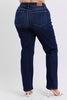 JUDY BLUE: Santa Fe High Waisted Jean - Dark Wash