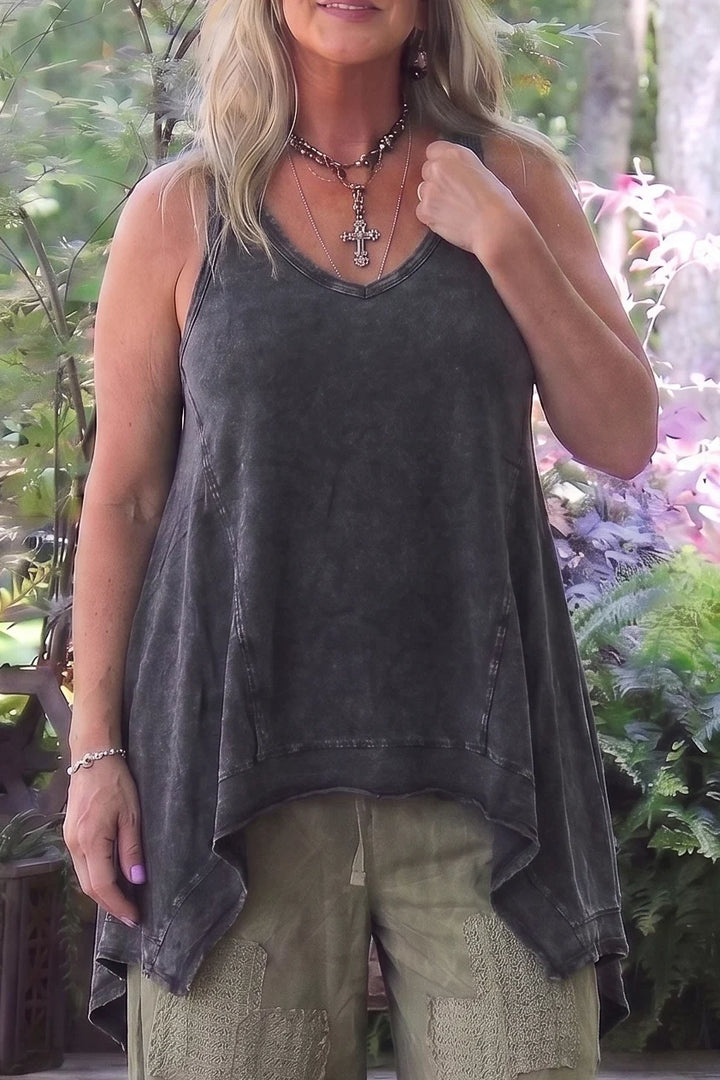 PRE ORDER: Beyond The Moon Tank - Black - 100% Cotton