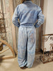 Indigo Soul Cotton-Linen Pants - Blue