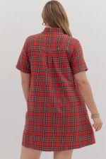 Merry and Bright Dress - Red