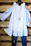 Not A Doubt In Your Mind Dress - Blue [product type] - Angel Heart Boutique