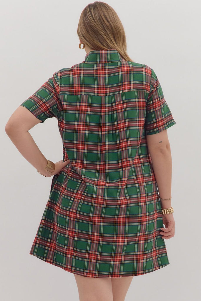 Merry and Bright Dress - Green