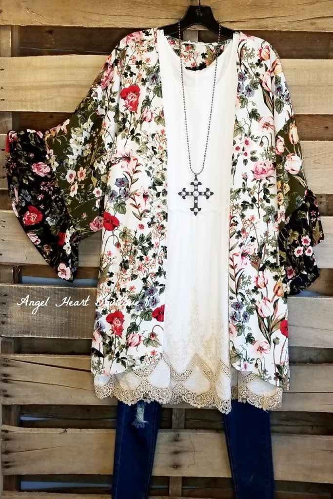 AHB EXCLUSIVE: Looking Into The Bright Side Dress - Ivory [product type] - Angel Heart Boutique