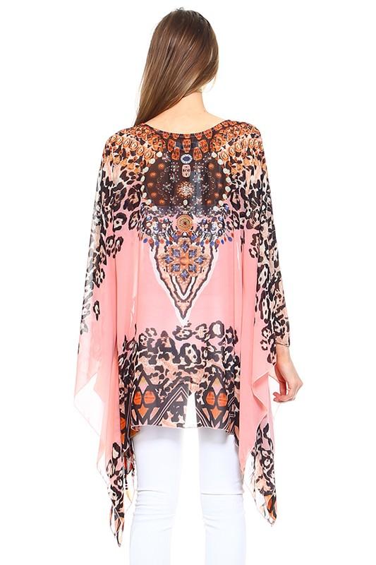 Wild Thing Kaftan - Pink [product type] - Angel Heart Boutique