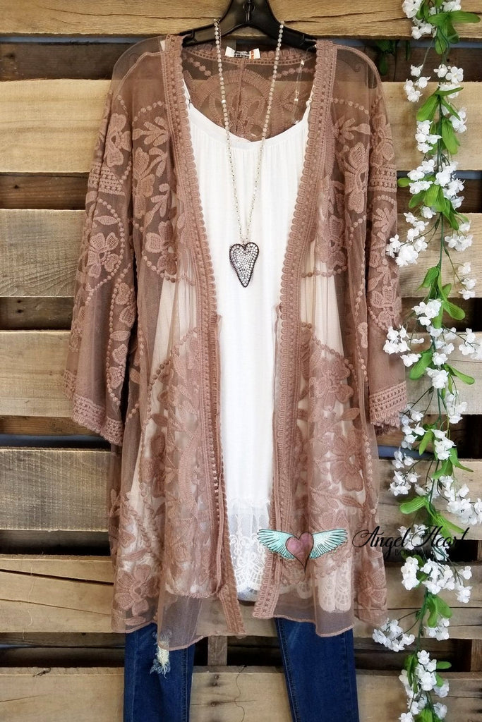 Love You Always Cardigan - Mocha- [product type] - Angel Heart Boutique