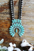 AUTHENTIC TURQUOISE STONES - CHEROKEE NECKLACE - Turquoise [product type] - Angel Heart Boutique