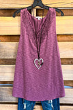 A Part Of Me Top - Burgundy - SALE