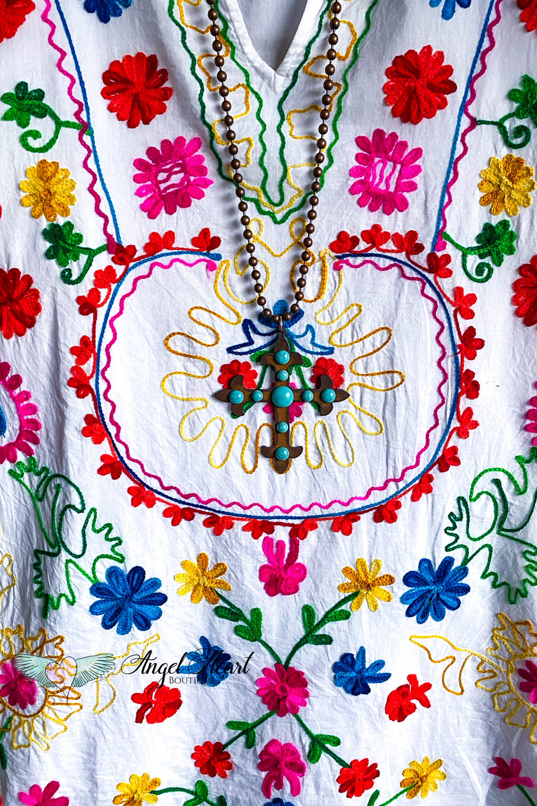 AHB EXCLUSIVE: As Beautiful As It Gets Tunic - White - 100% COTTON - SALE