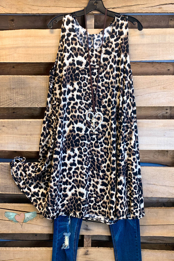 Leopard Sleeveless Dress - SALE