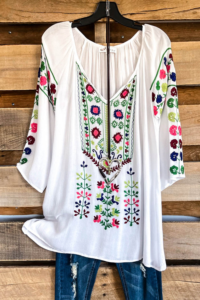 AHB EXCLUSIVE - Love Note Tunic - White