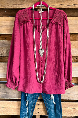 Craving A Reaction Tunic - Ivory Magenta - SALE
